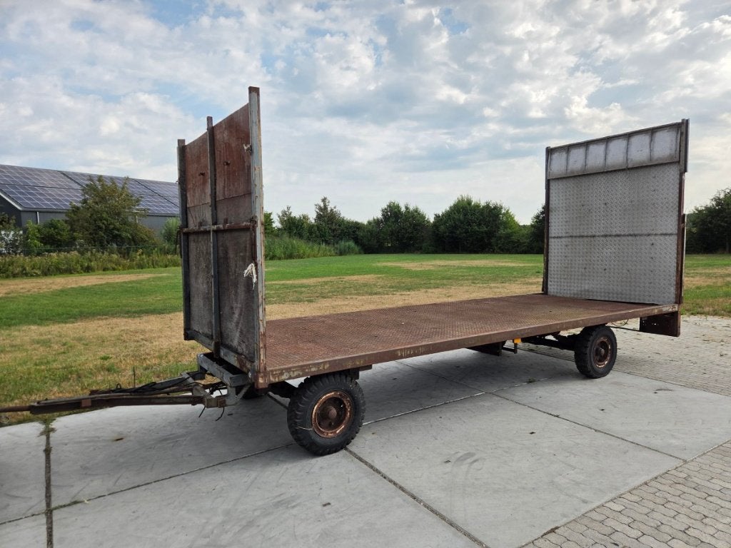 Jadico 8 tons landbouwwagen oprijkar, alu klep 587x210cm, Ophalen