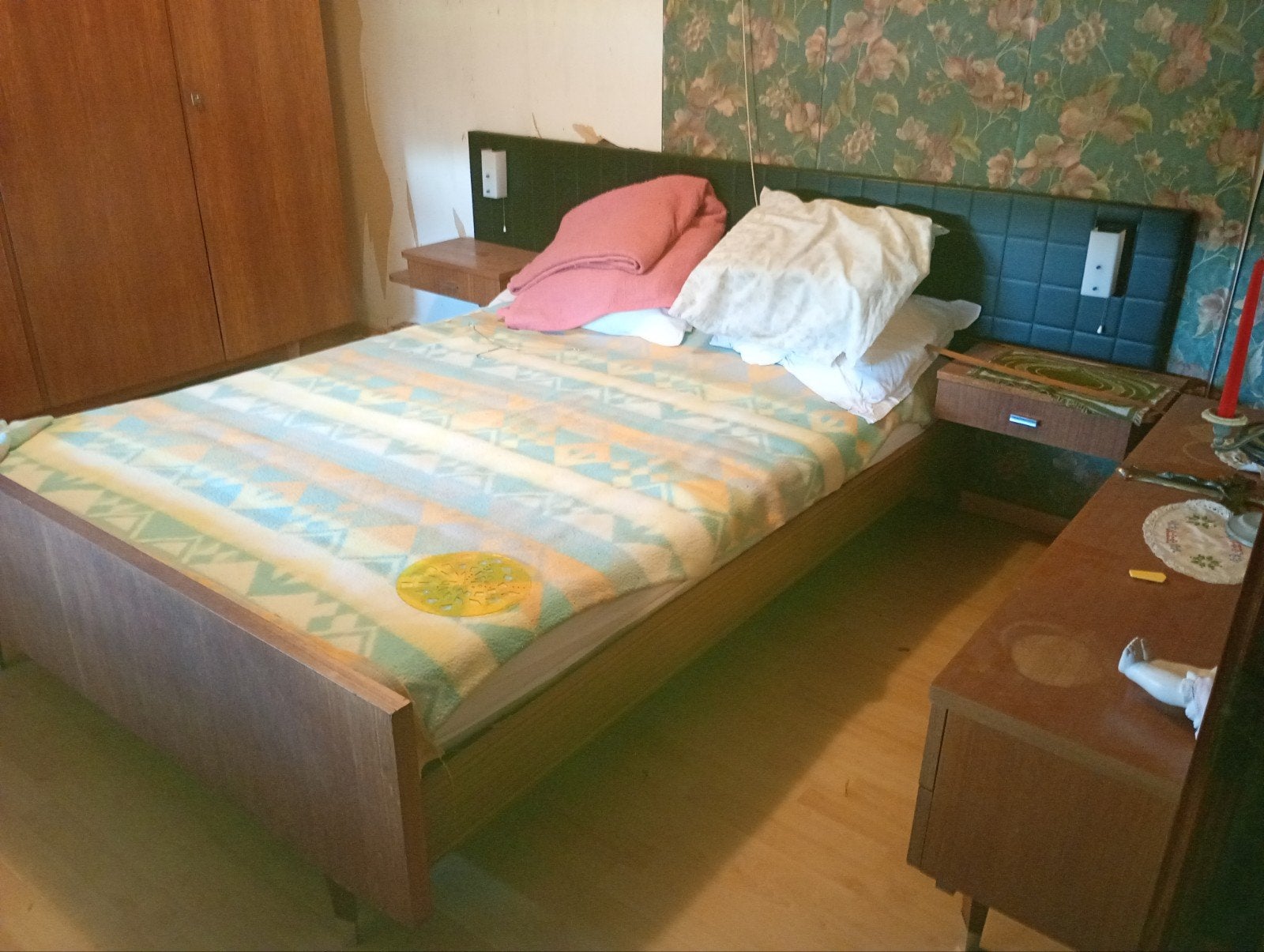 vintage slaapkamer, Enlèvement
