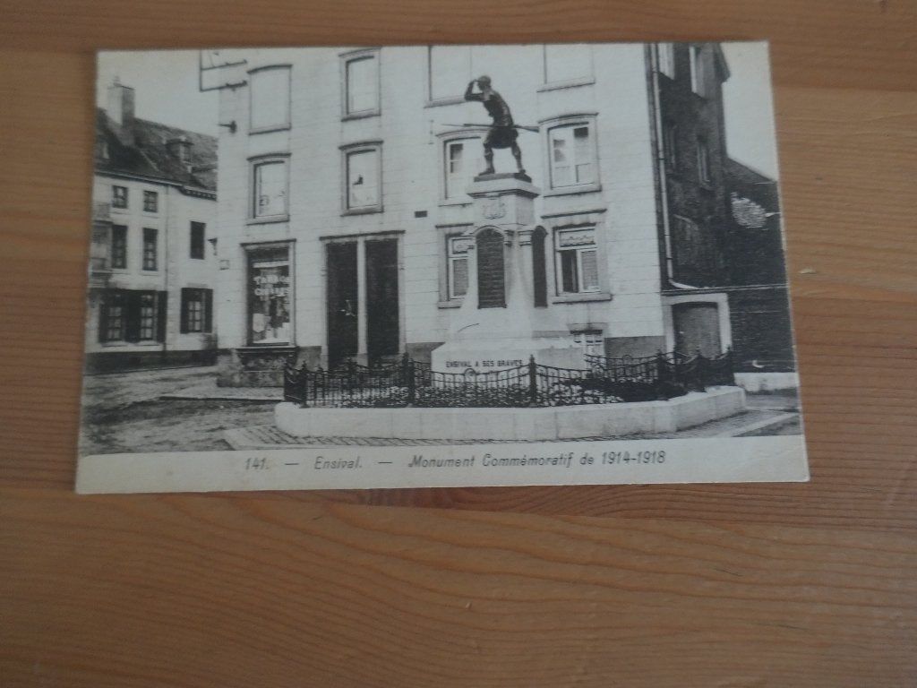 ensival monument commémoratif de 1914-1918, Verzenden, Ongelopen, Luik