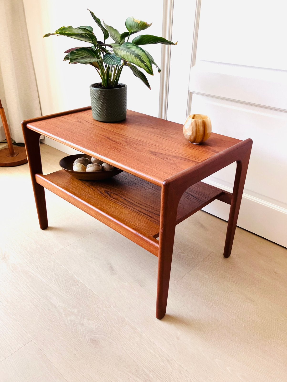Vintage salontafel Deens design / Salin Nyborg, Maison & Meubles, Tables | Tables de salon, Comme neuf, 5 – 50, Moins de 50 cm
