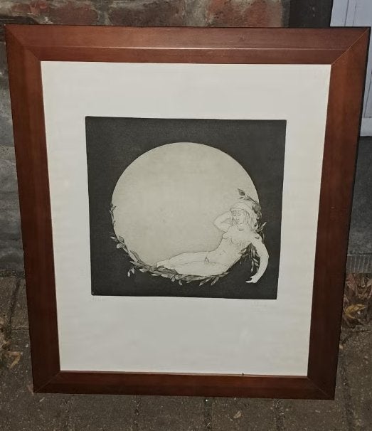 Lithographie signe Barbara Leuner, Enlèvement ou Envoi, Lithographie