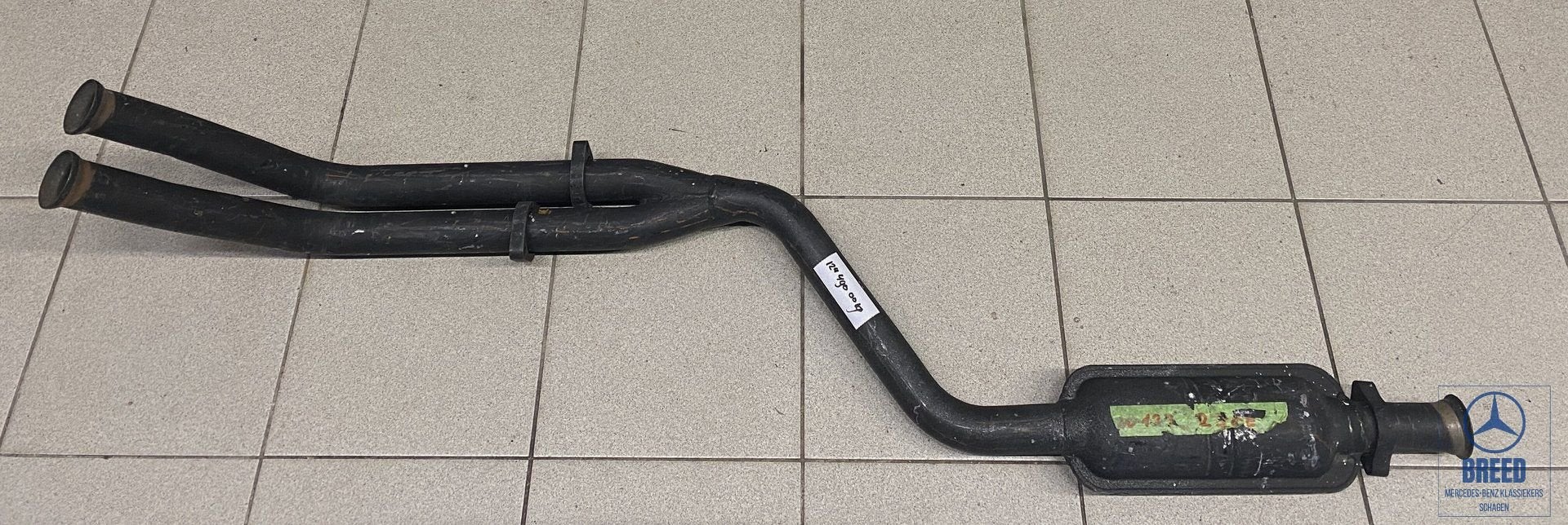 NOS uitlaat voorpijp voor Mercedes-Benz W124 200E 230E 230TE, Auto-onderdelen, Uitlaatsystemen, Ophalen, -, Nieuw, -