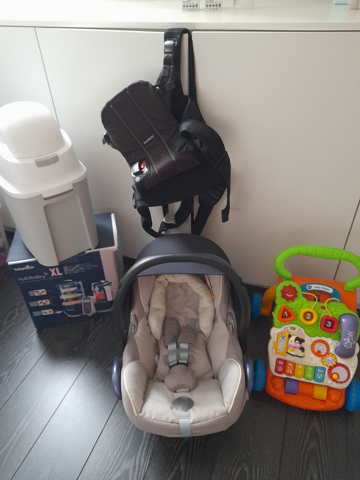 lot baby spullen, Ophalen
