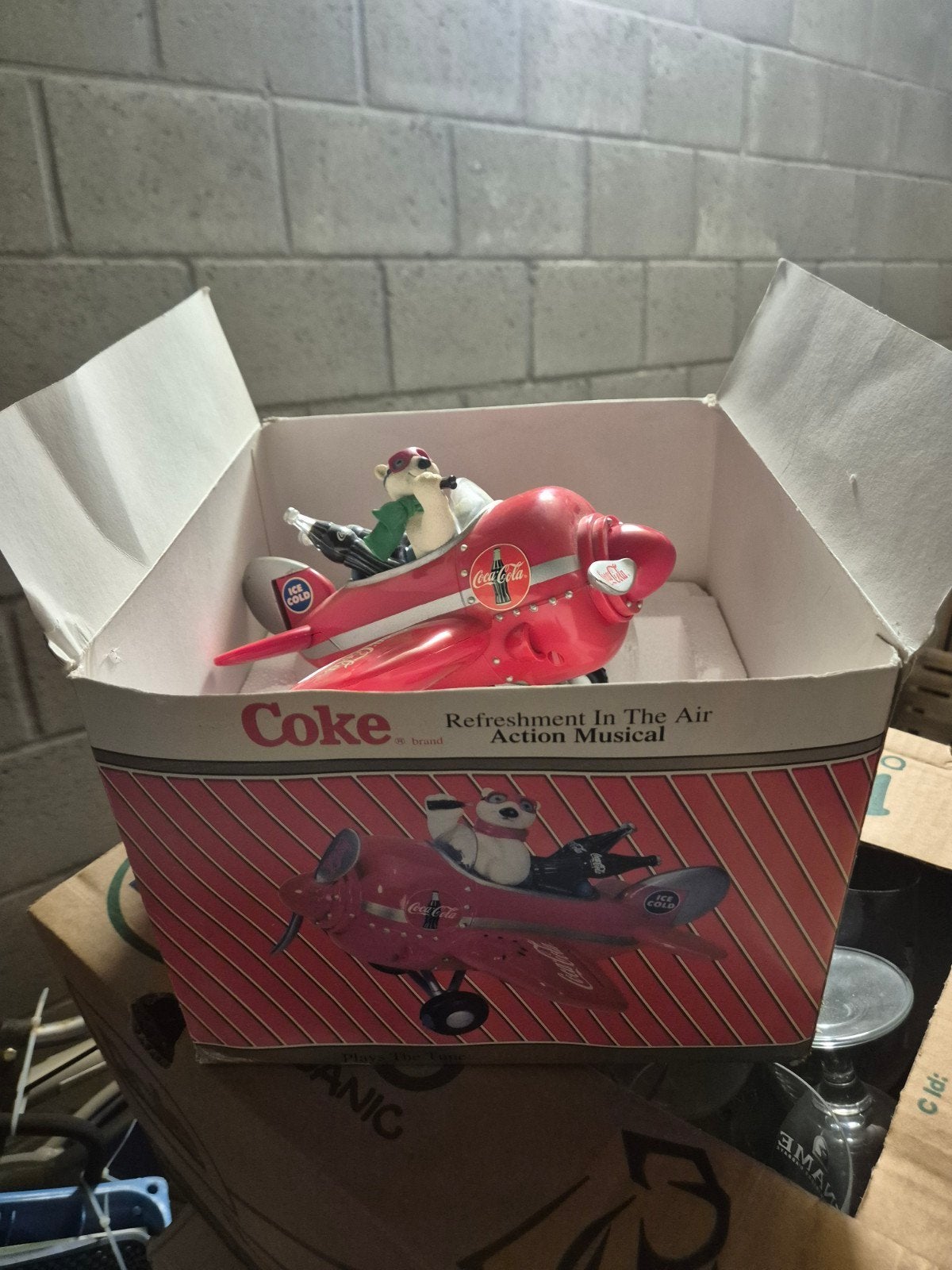 Coca-Cola ijsbeer vliegtuig, Verzamelen, Ophalen of Verzenden