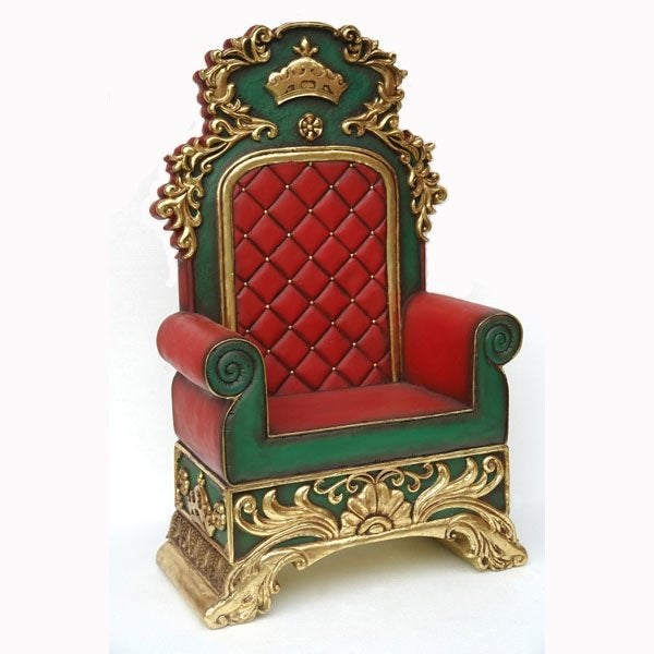 Trône du Père Noël 150 cm - Chaise du Père Noël
