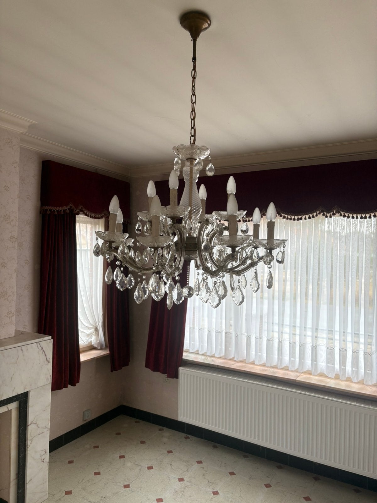 Kroonluchter, Enlèvement, Comme neuf, Verre