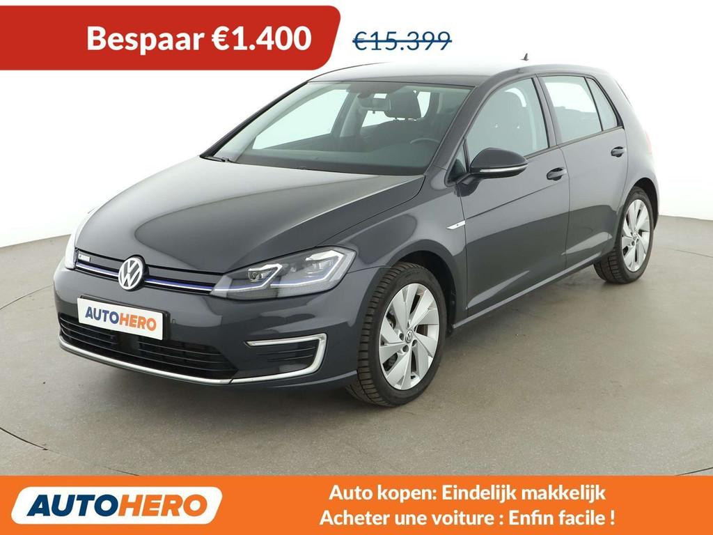 Volkswagen Golf electric drive 100 kW 100kW E-Golf, Auto's, Stof, Zwart, 136 pk, Elektrisch