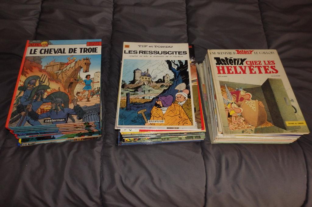 Lot 33 bd, Astérix, Alix, Blake en Mortimer e.a., Boeken, Stripverhalen, Ophalen