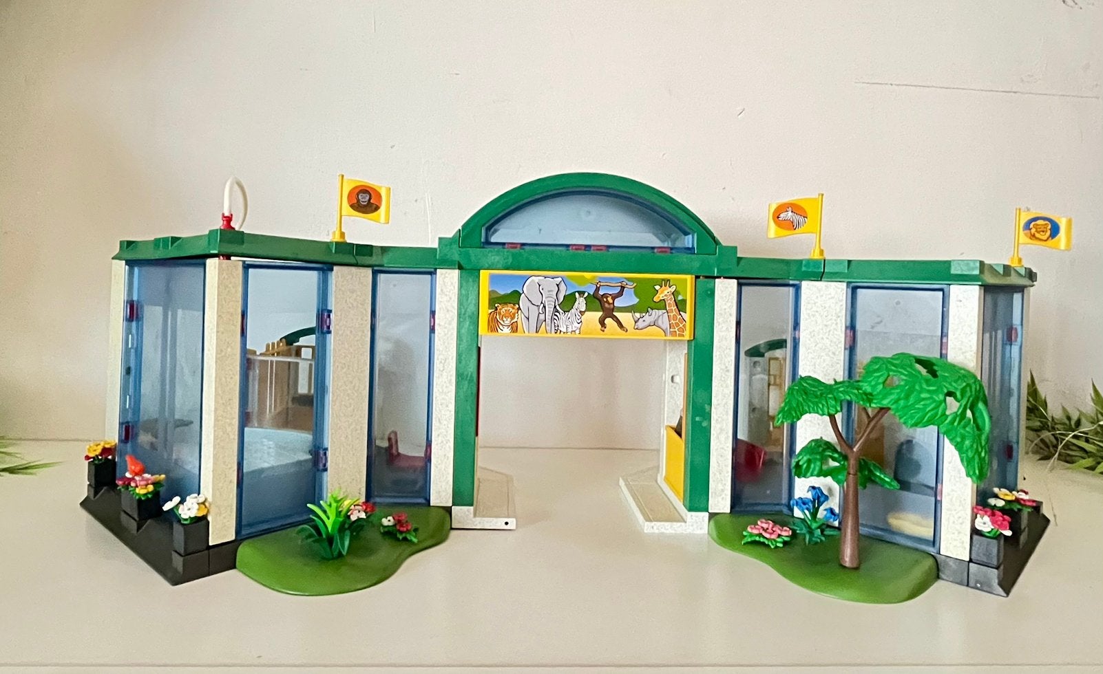 Zoo géant Playmobil - 3240 - sans les figurines, Enlèvement ou Envoi, Utilisé, Bâtiment