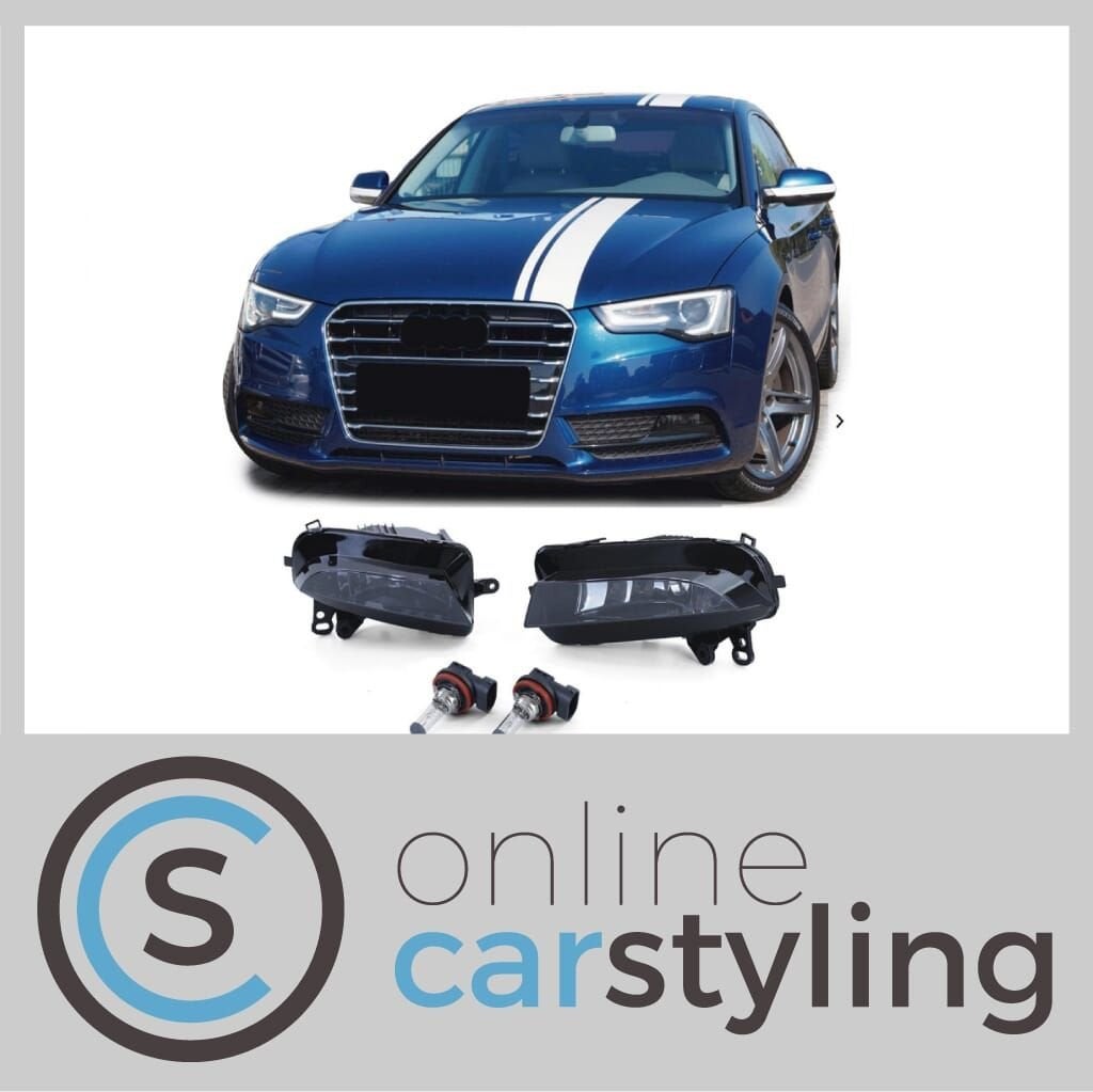 Mistlampen Audi A5 B8 Zwart, -, -, Nieuw, -