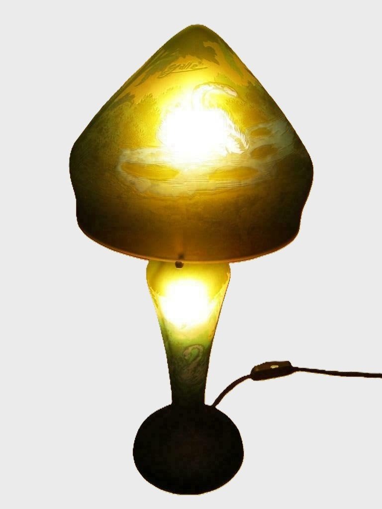 Lamp gesigneerd - Gallé - periode 1908-1920, Antiek en Kunst, Ophalen