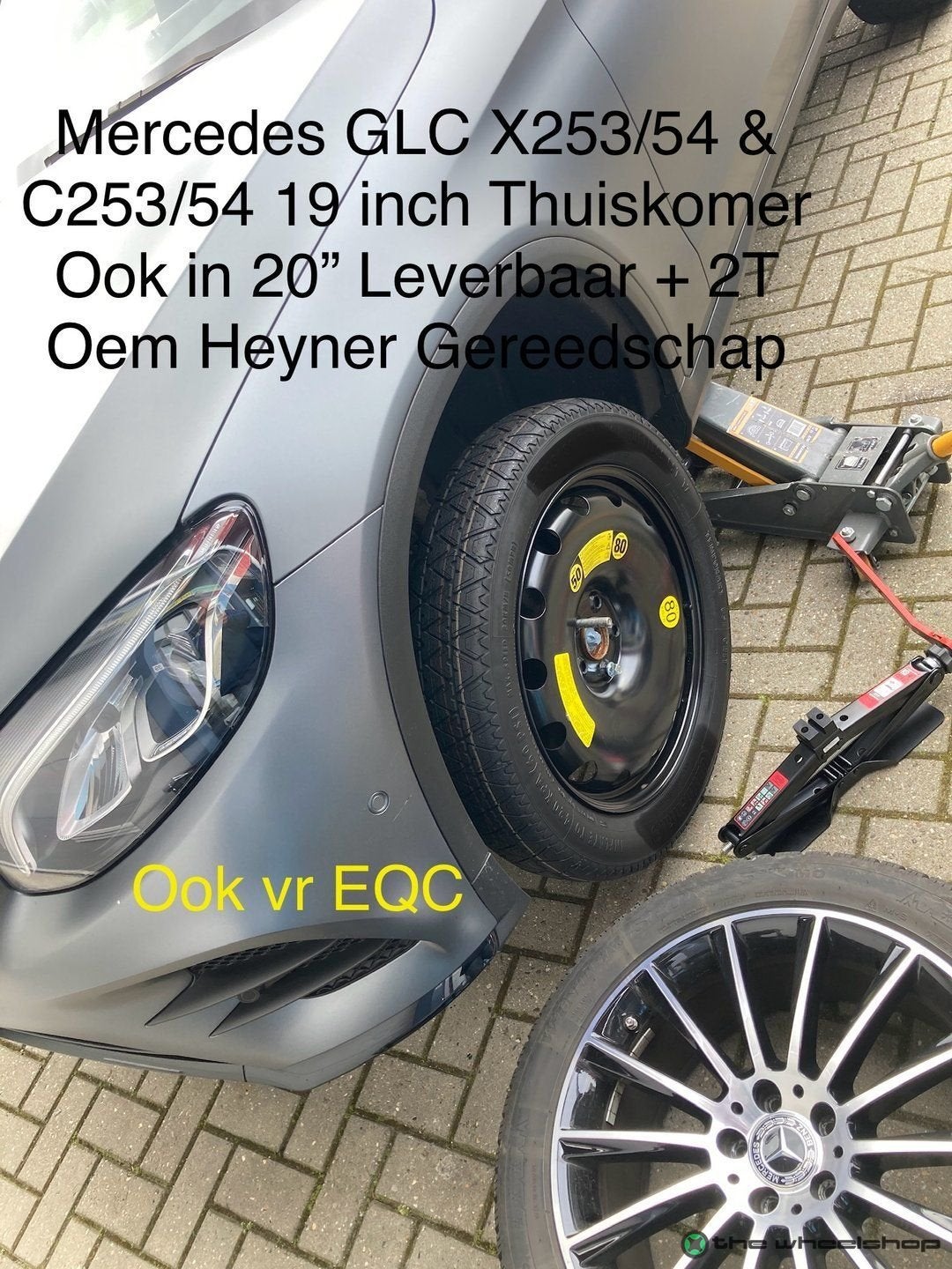 Reservewiel Thuiskomer Audi A6 Mercedes E, GLB, VW Tiguan 20, Pneus et Jantes, 145 mm, Enlèvement ou Envoi, Véhicule de tourisme