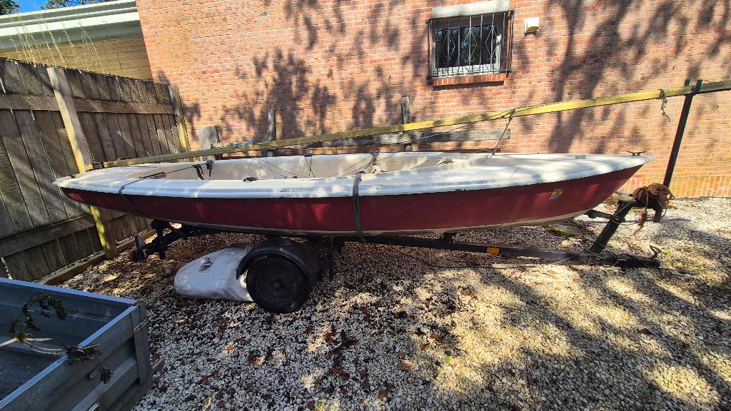 zeilboot + trailer, Ophalen, Gebruikt, Overige merken, 5 m
