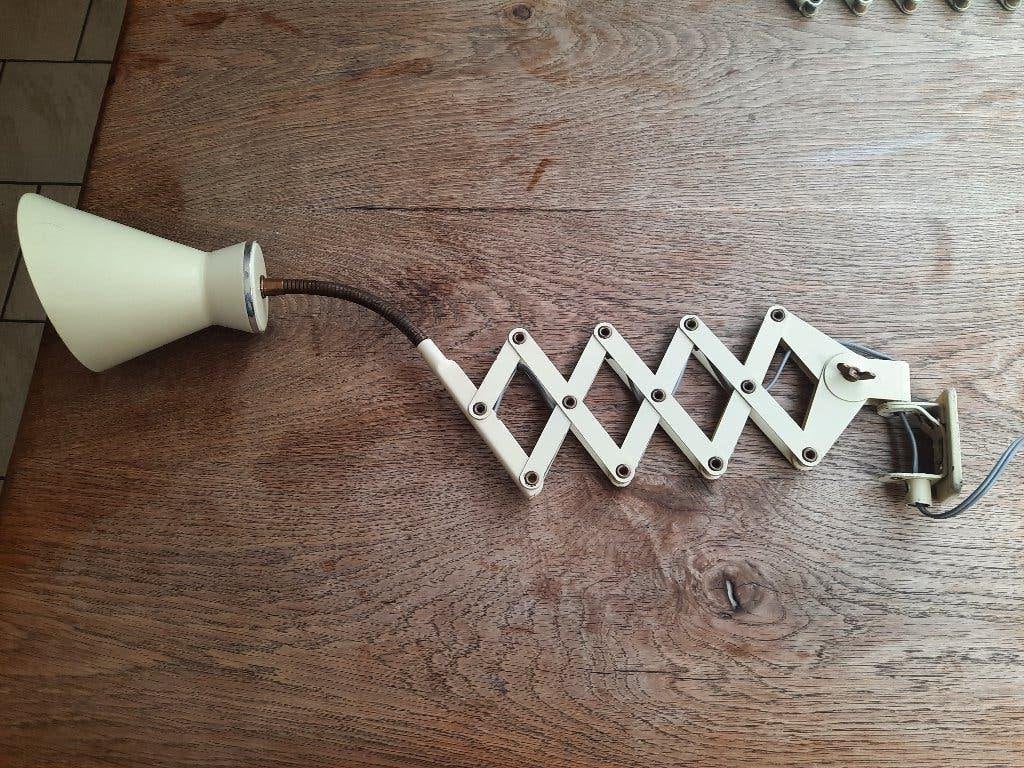 Vintage /HALA schaarlamp, Antiek en Kunst, Ophalen of Verzenden