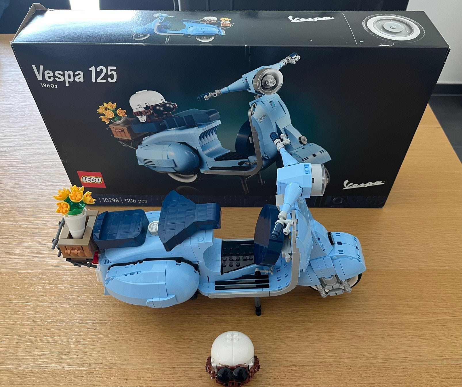 Lego vespa 10298, Ophalen of Verzenden, Zo goed als nieuw, Compleet, Lego