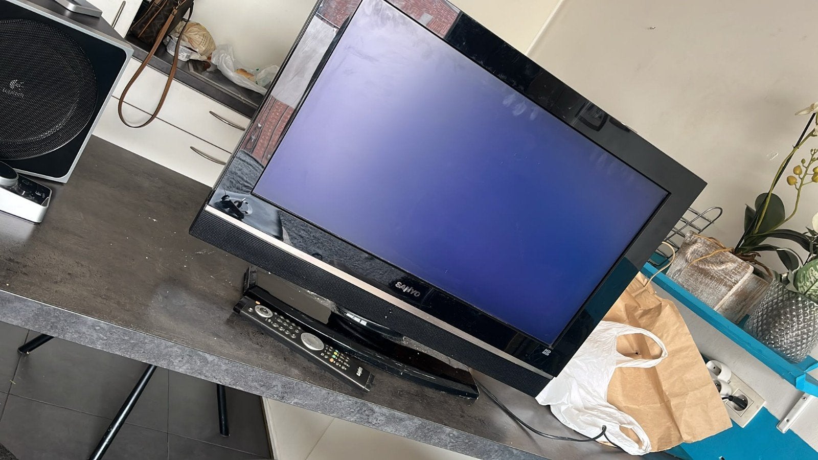 Sanyo flatscreen tv, Audio, Tv en Foto, Televisies, Ophalen, Zo goed als nieuw, 40 tot 60 cm, Overige merken