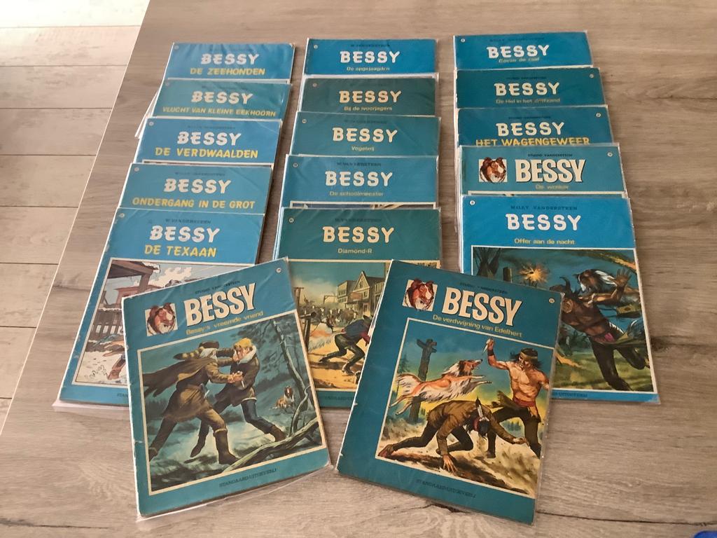 Bessy verschillende strips (1968-1984), Boeken, Gelezen, Willy Vandersteen, Ophalen of Verzenden, Meerdere stripboeken