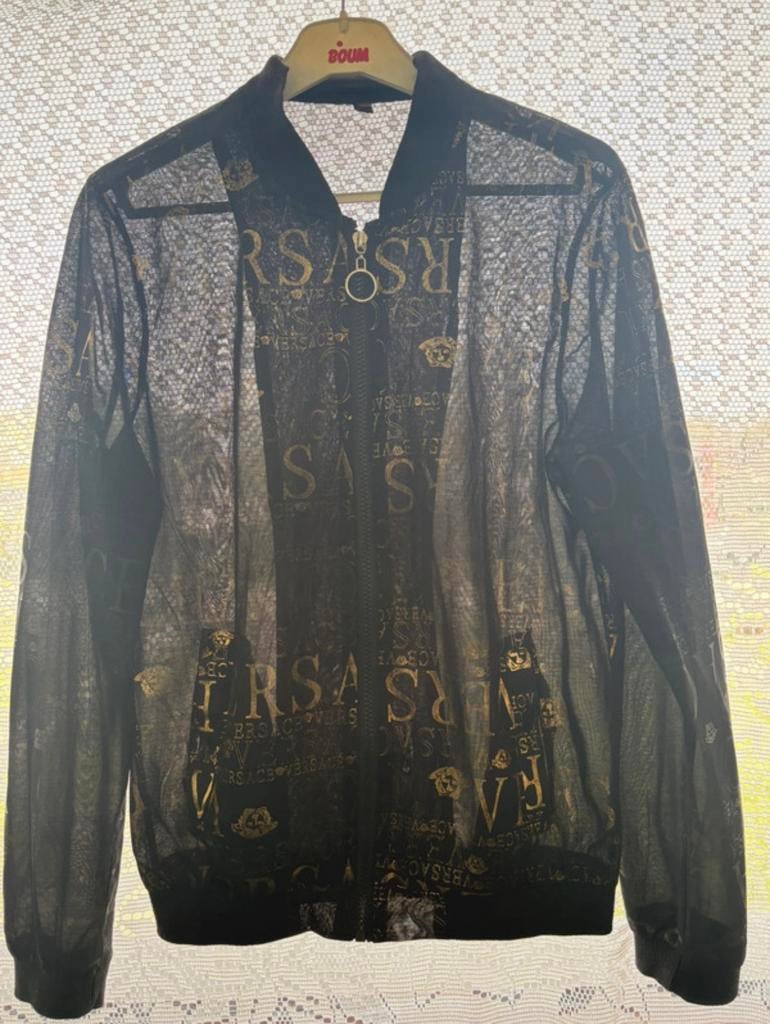Superbe Veste Transparent, Kleding | Heren, Jassen | Zomer, Zo goed als nieuw, Maat 46 (S) of kleiner, Zwart, Ophalen of Verzenden