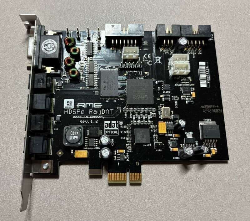 RME HDSPe RayDAT v1.2 PCIe, Ophalen of Verzenden, Zo goed als nieuw