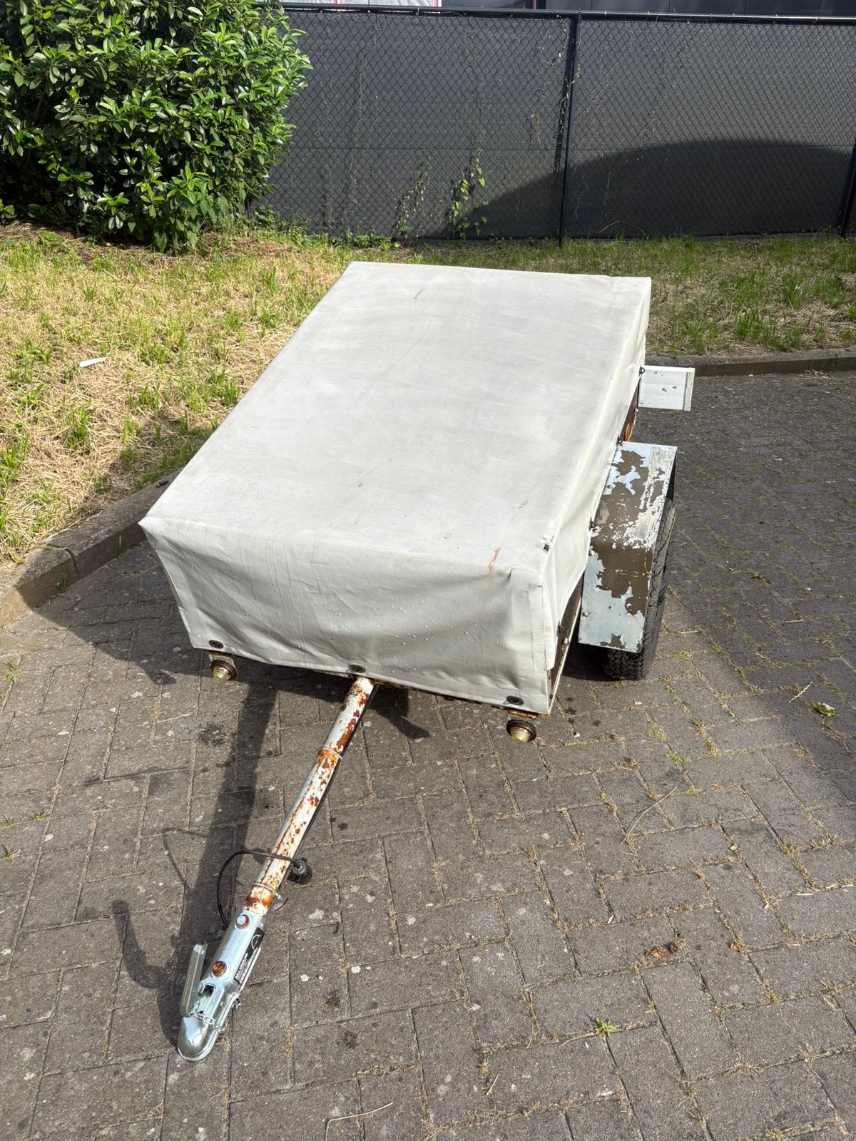 Remork 1x1,5m, Ophalen, Gebruikt