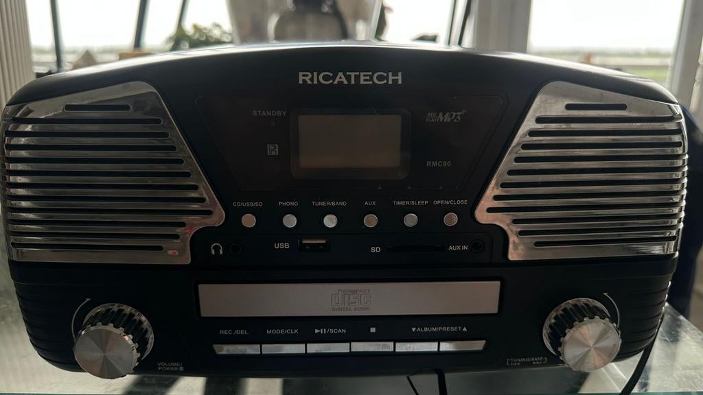 Tourne-disque Ricatech CD, Enlèvement, Comme neuf, Tourne-disque, Autres marques
