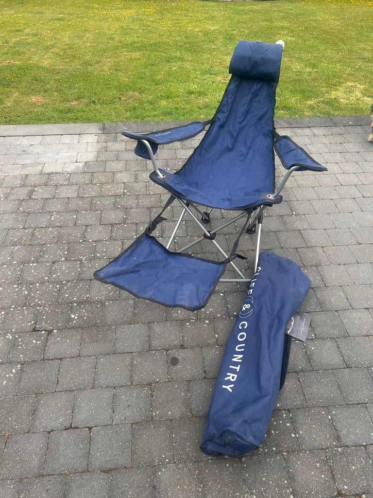 Deux sièges camping, Caravans en Kamperen, Ophalen, Zo goed als nieuw