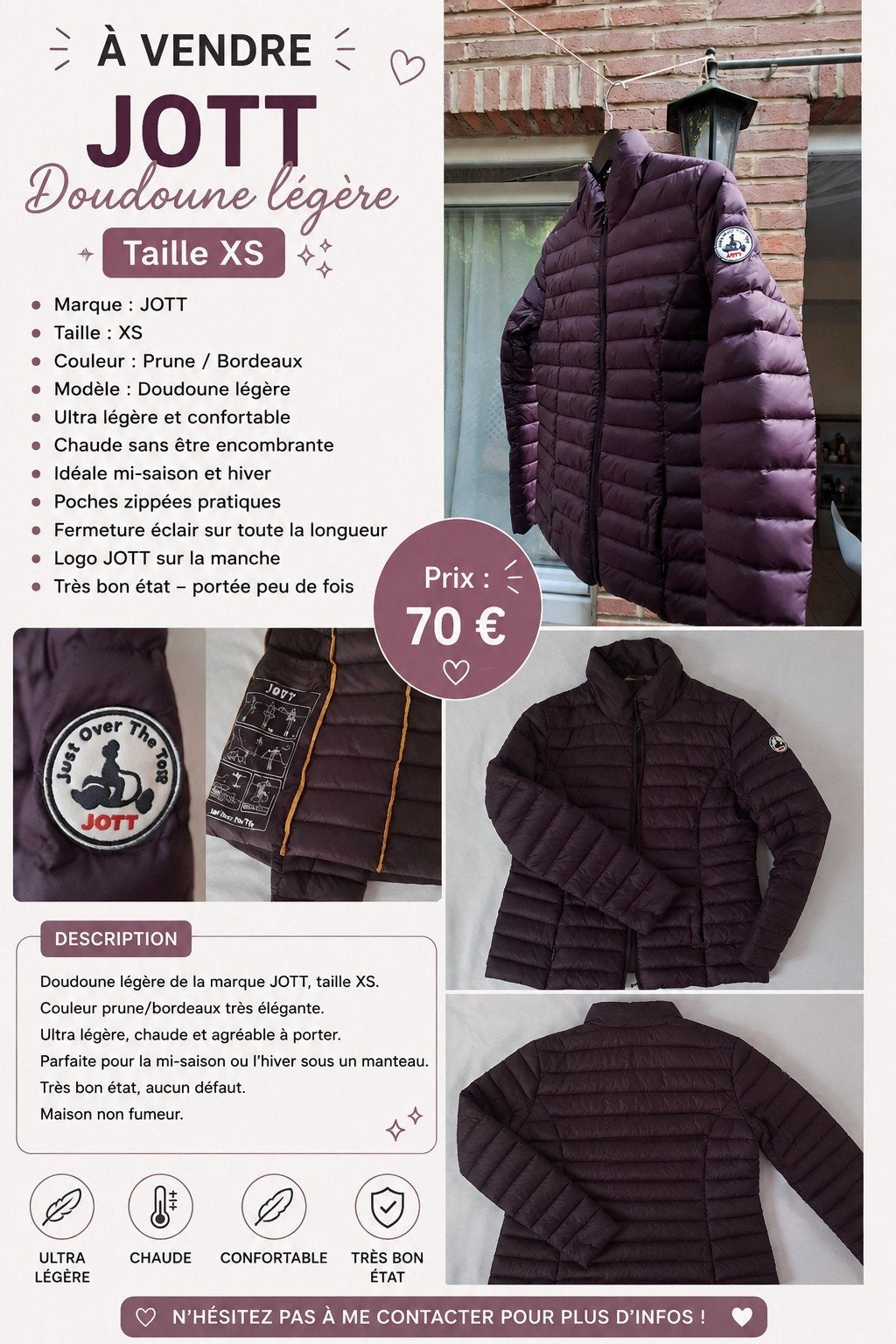 Doudoune légère, Vêtements | Femmes, Vestes | Été, Enlèvement ou Envoi