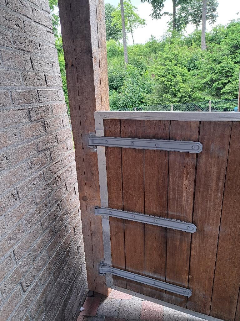 Poort, Tuin en Terras, Ophalen, Gebruikt, Hout, Tuinhek