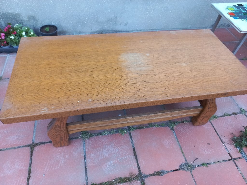 Salontafel, Moins de 50 cm, Enlèvement, Utilisé, Rectangulaire