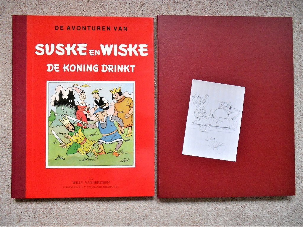 Suske en Wiske – De Koning drinkt – Dirk Vermeirre luxe 1984, Eén stripboek, Nieuw, Ophalen of Verzenden, Willy Vandersteen / Paul Geerts