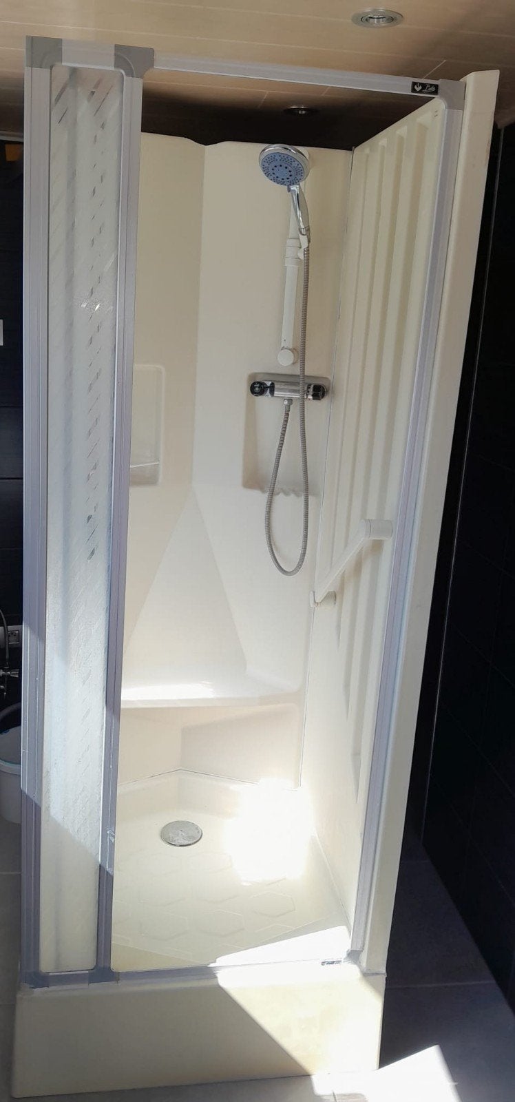 douchekabine, Huis en Inrichting, Badkamer | Complete badkamers, Ophalen, Gebruikt, Met douche