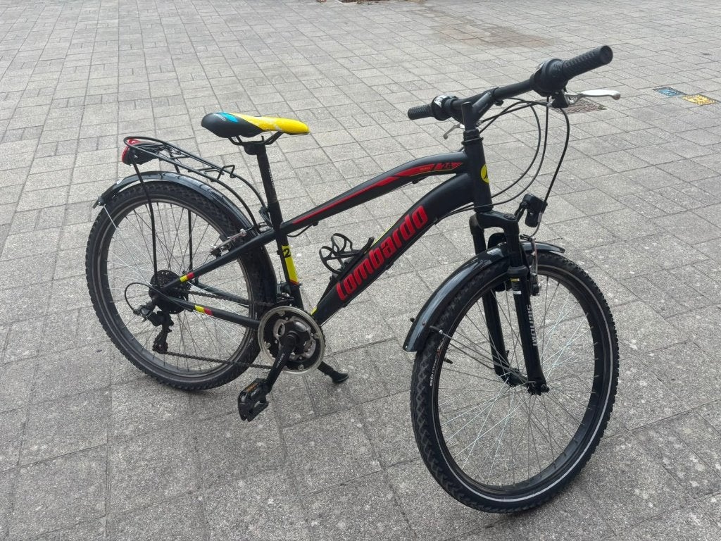 Fiets - jongensfiets Lombardo 24 inch, Fietsen en Brommers, Ophalen, Lombardo, Handrem, Gebruikt