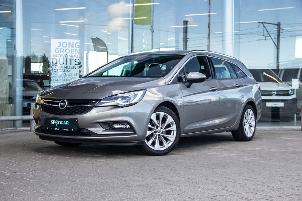 Opel Astra ST INNOVATION 1.4T 150PK |LEDER|TREKHAAK|GPS|CAM, 0 kg, Argent ou Gris, Achat, Euro 6