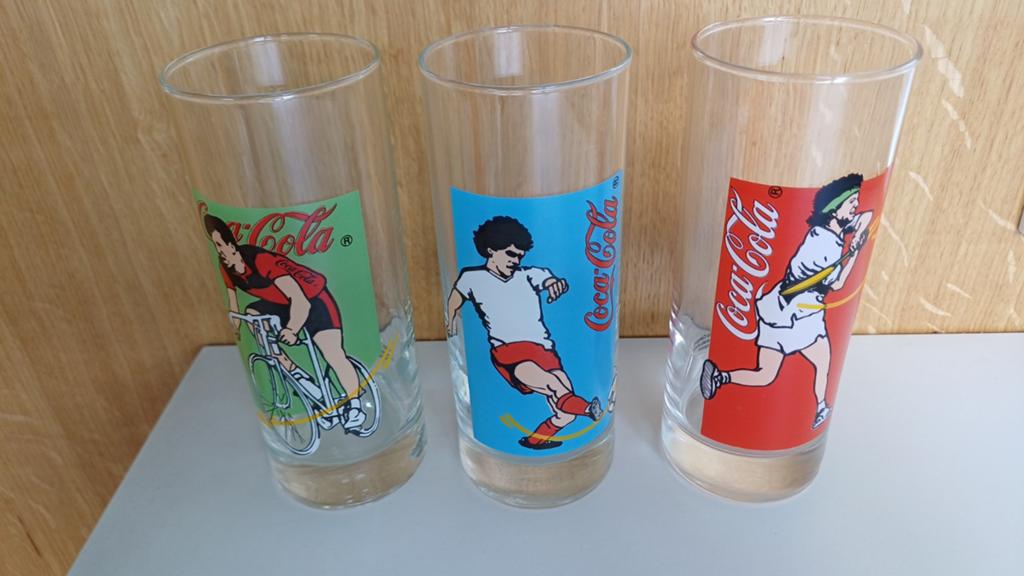 Coca-cola glazen 5€/set, Ophalen of Verzenden