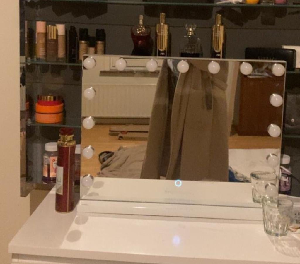 Make up spiegel met lampen nieuw!!!, Ophalen, Nieuw