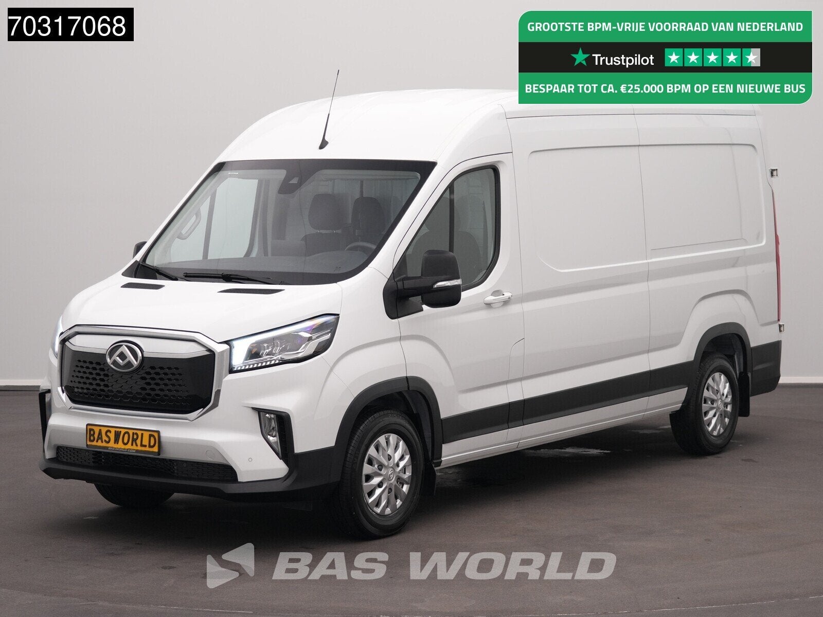 Maxus eDeliver 9 Elektrisch WLTP 256km Stad 52kWh L3H2 204pk, Neuf, Achat, 750 kg, Entreprise