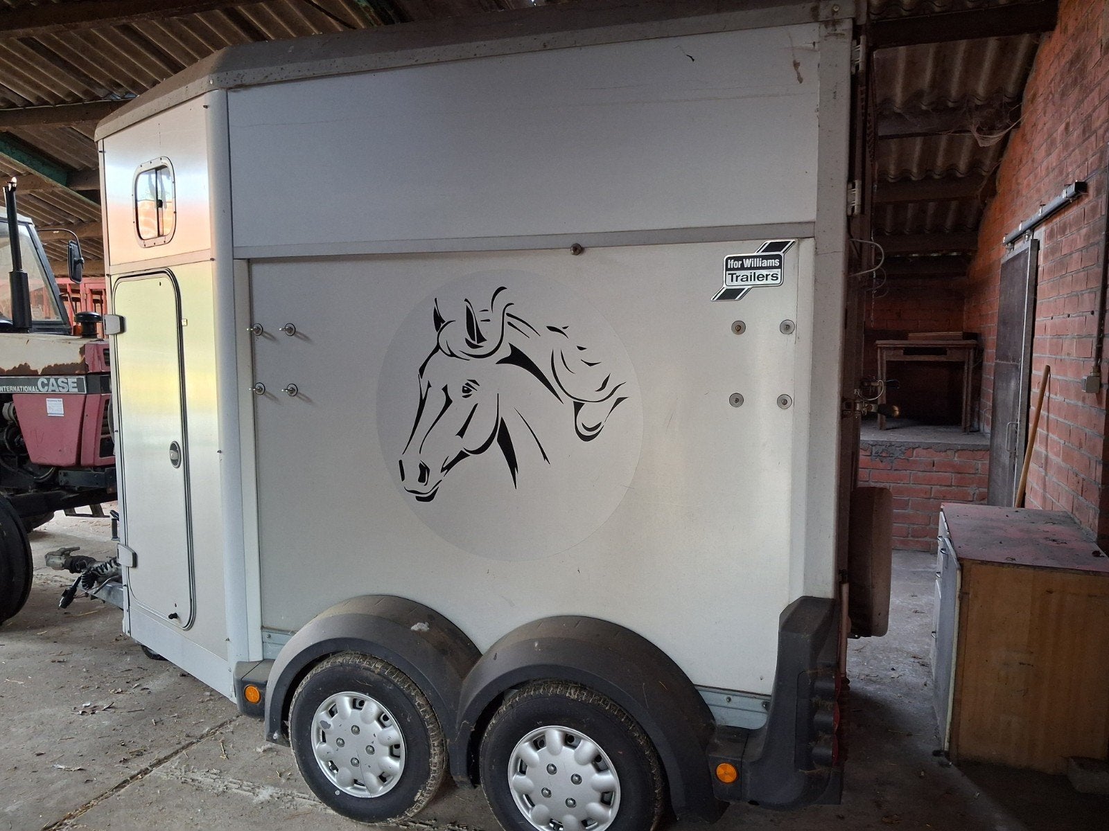 Paardentrailer Williams voor 2 paarden...BIEDEN aub, Enlèvement ou Envoi