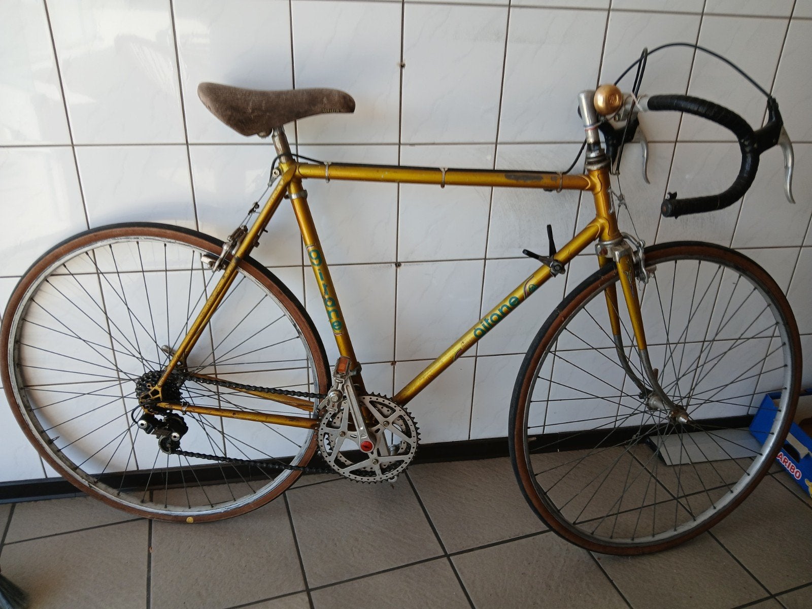 Retro koersfiets Gitane, Ophalen, 28 inch, Gebruikt, Velgrem