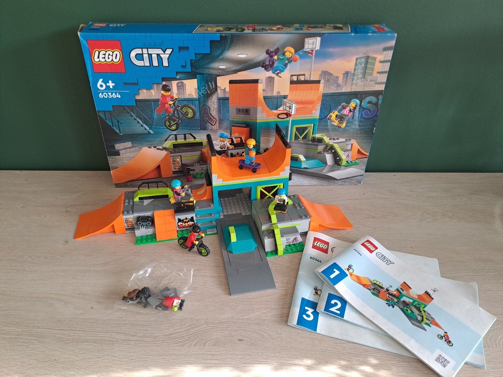 Lego City 60364 Skatepark 100% compleet, Enlèvement, Complet, Lego, City