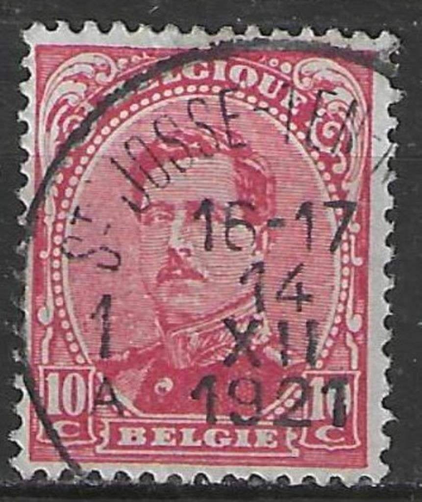 Belgique 1915 - Yvert/OBP 138 - Roi Albert Ier (ST), Envoi, Affranchi, Oblitéré, Maison royale