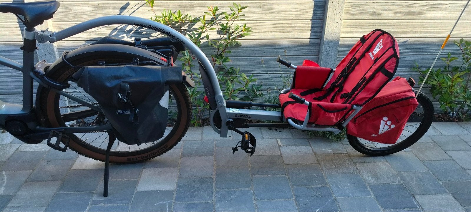 Weehoo I-GO Turbo aanhangfiets in zeer goede staat., Ophalen, Gebruikt, 20 tot 40 kg, Weehoo