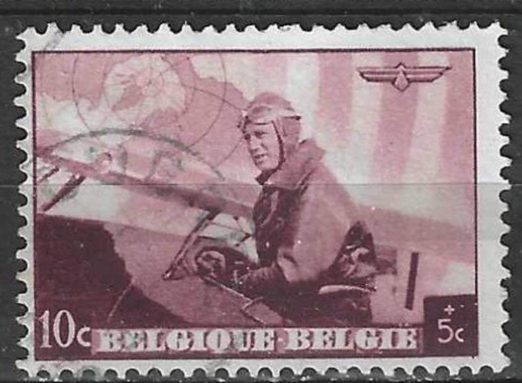 Belgique 1930 - Yvert/OBP 466 - Léopold III - Aviateur (ST), Envoi, Affranchi, Oblitéré, Maison royale