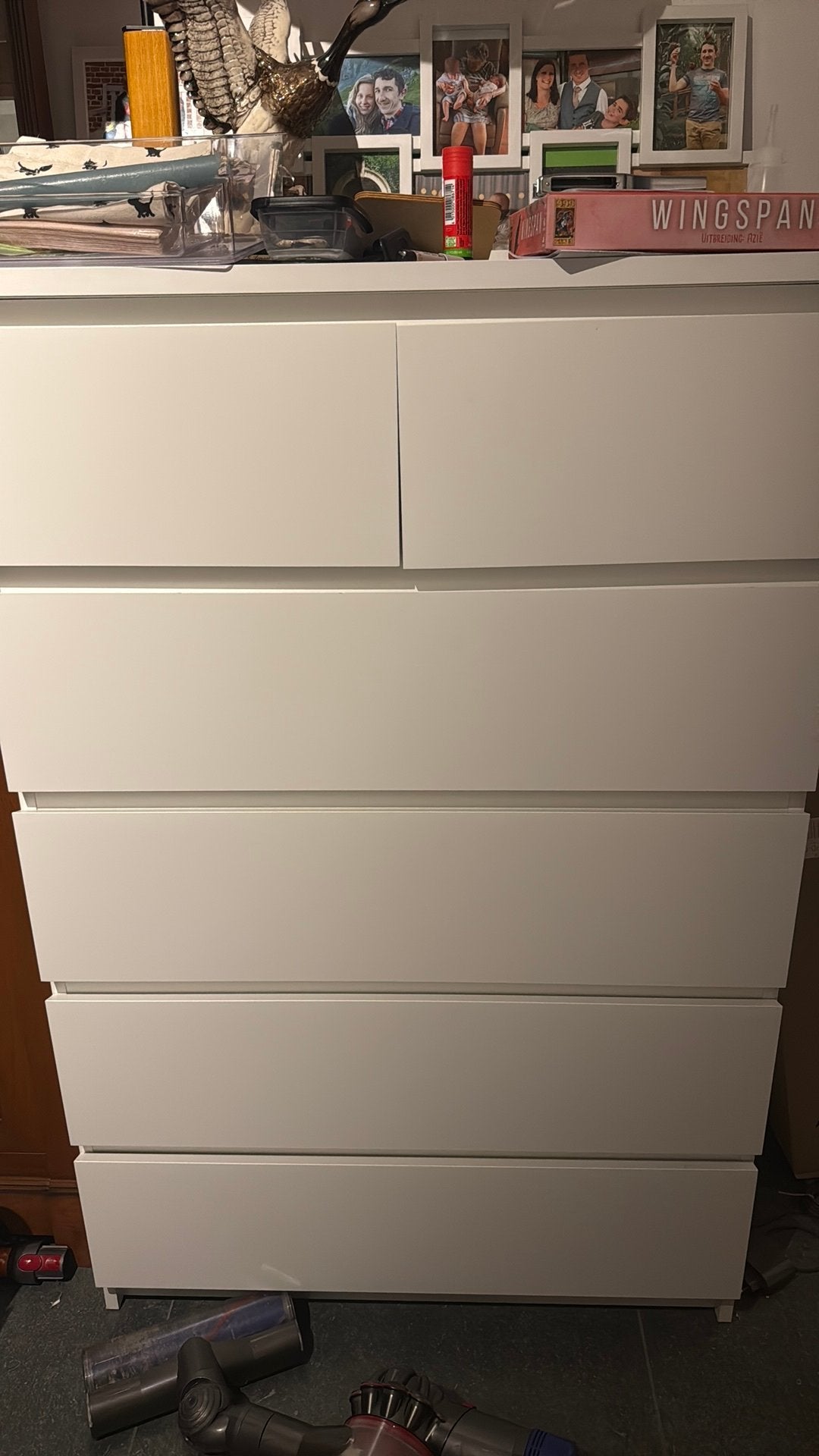 Kast met schuiven ikea, Maison & Meubles, 25 à 50 cm, 5 tiroirs ou plus, Wit, Enlèvement