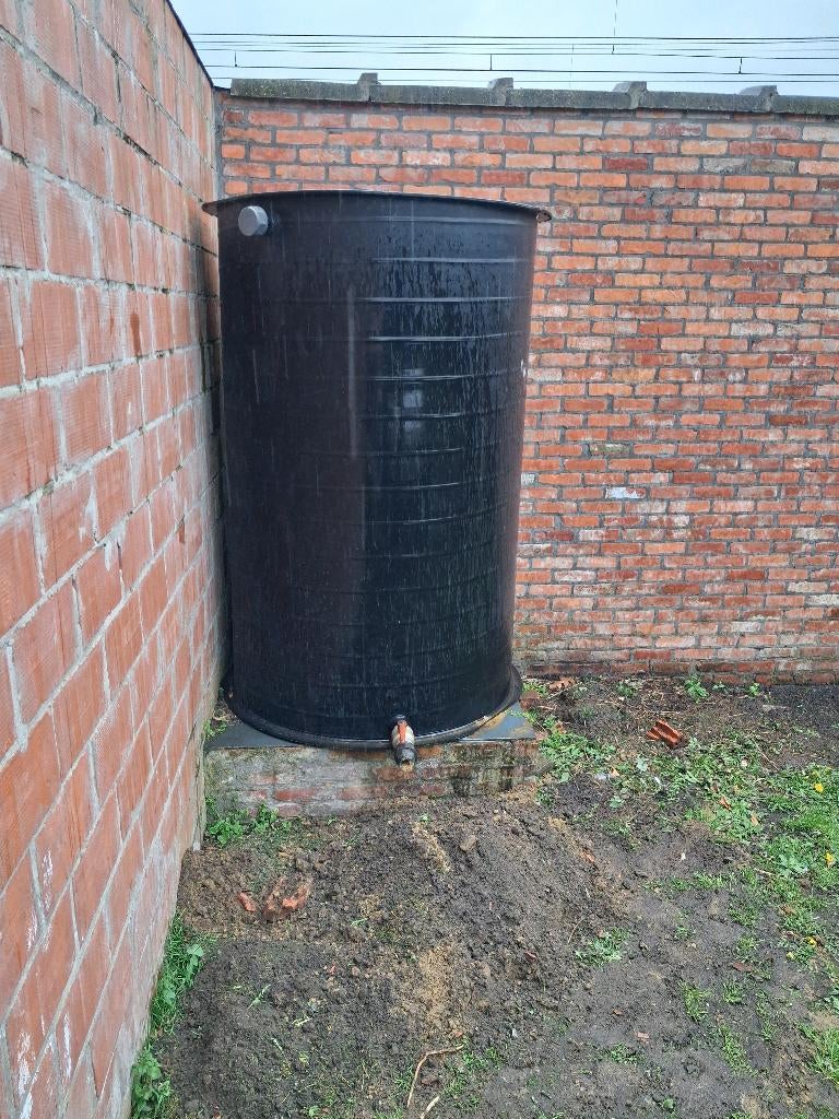 Regenton, Tuin en Terras, Ophalen, Kunststof, Gebruikt, Met kraantje