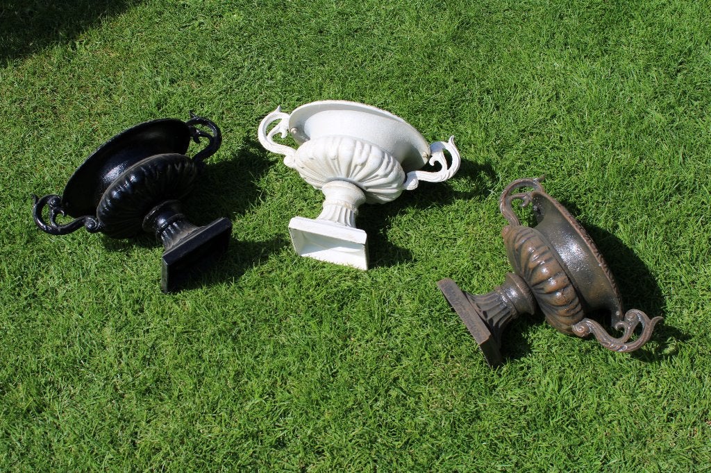 vasque en fonte avec anses, couleurs au choix !, Jardin & Terrasse, Vases de jardin, Enlèvement, Neuf