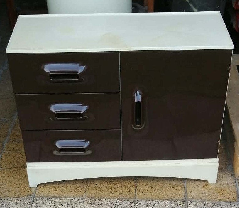kleine vintage opbergunit M. Held voor prisunic 70', Antiek en Kunst, Ophalen