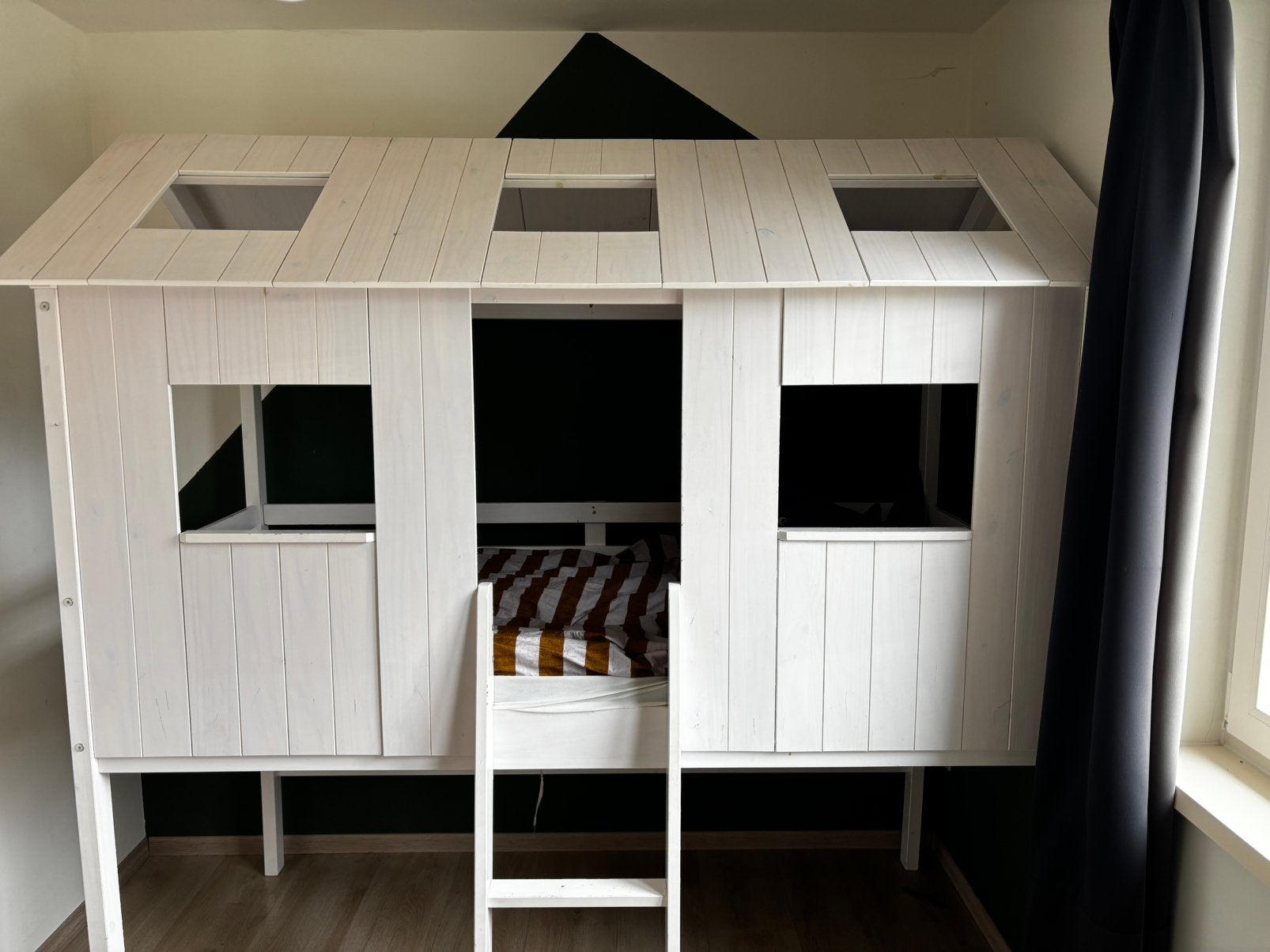 Bed huisjesbed eenpersoonsbed kinderbed, Enlèvement, Comme neuf