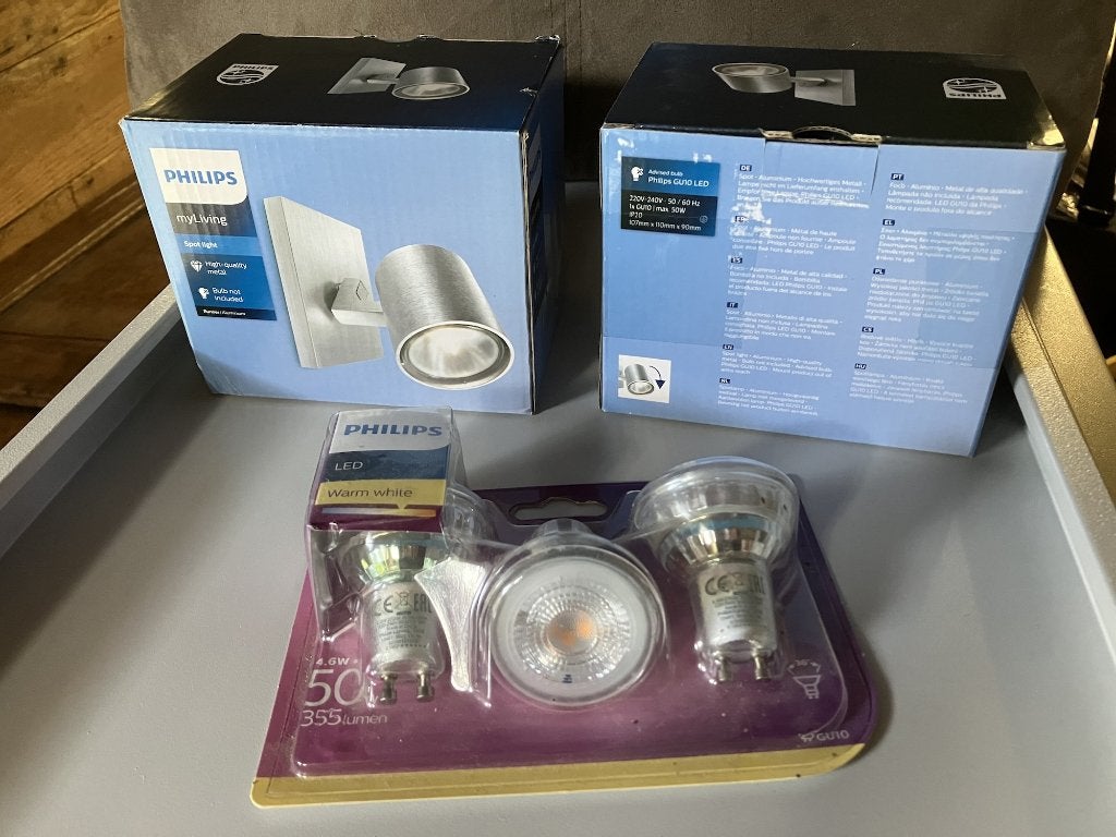 Appliques Philips Runner, Neuf, Argenté, Philips, GU10