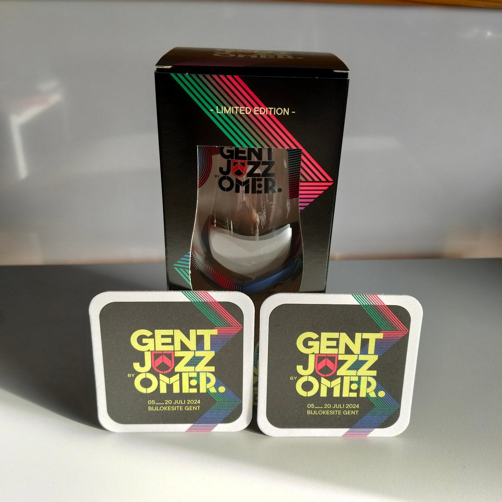 Limited Omer glas Jazz 2024, Ophalen of Verzenden