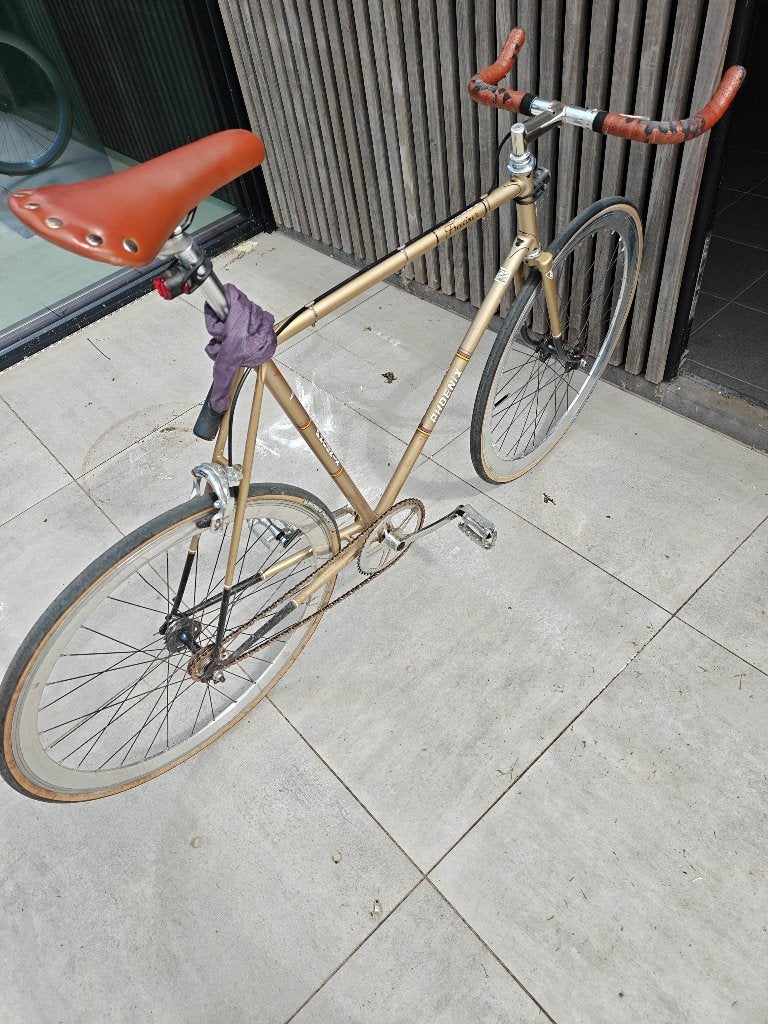 Retro single speed fiets 62cc(flip-flop naaf), 61 à 65 cm, Enlèvement, Utilisé